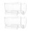 4Pcs Clear Acrylic Storage Rack Holder Countertop 1
