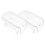 4Pcs Clear Acrylic Storage Rack Holder Countertop 2
