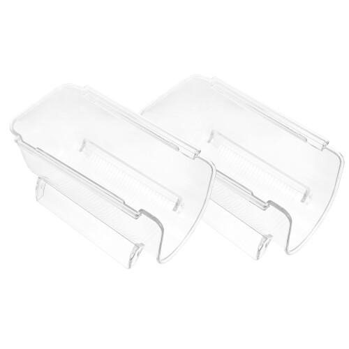 4Pcs Clear Acrylic Storage Rack Holder Countertop 1