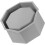 4Pcs Grey Silicone Flowerpot Molds Easy Demold Durable DIY Planter Use 3