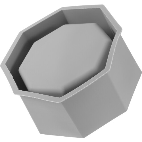 4Pcs Grey Silicone Flowerpot Molds Easy Demold Durable DIY Planter Use 2