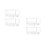 4Pcs Clear Acrylic Storage Rack Holder Countertop 8