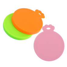 9Pcs Silicone Pet Food Can Lid Covers Universal Fit for Dog Cat Cans