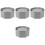 4Pcs Grey Silicone Flowerpot Molds Easy Demold Durable DIY Planter Use 5