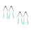 4Pcs Green Cake Cutting Device Stainless Steel Pastry Server Tool 4