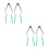 4Pcs Green Cake Cutting Device Stainless Steel Pastry Server Tool 6