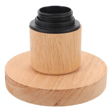 5Pcs Natural Wood Lamp Base E27 Ceiling Light Holder for Living Room