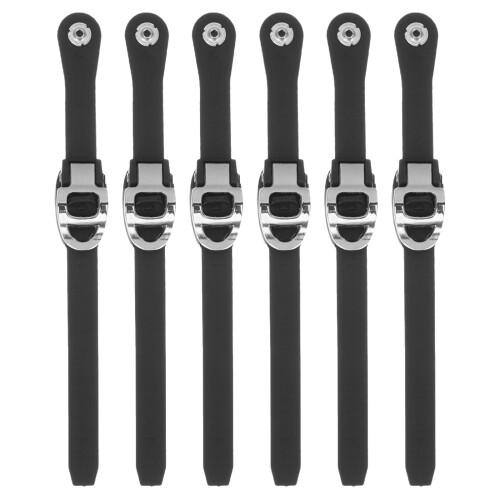 6Pcs Heavy Duty Buckle Straps for Inline Skates Adjustable