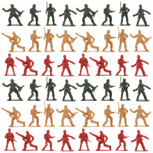 800Pcs Miniature Army Men Figurines Realistic Plastic Soldiers Toy Set