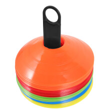 2Sets Plastic Soccer Discs for Football Training Eye-Catching Colors