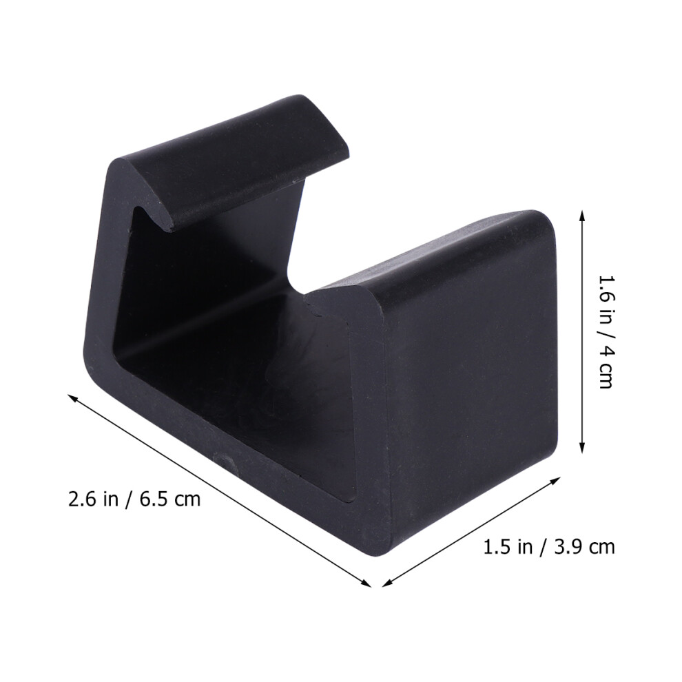 12Pcs Black Rattan Chair Fasteners Creative Sofa Clips 032444220065