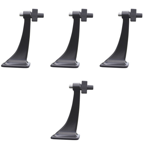 4Pcs Black Tripod Adapter for Binoculars with 1/4 Inch Threaded Screw 2