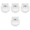 4Pcs Strong White Plastic Pipe Connector Practical Rain Pipe Fitting 5