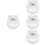 4Pcs Strong White Plastic Pipe Connector Practical Rain Pipe Fitting 8