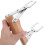 3Pcs Silver Beehive Frame Clip Beekeeping Tool Durable Frame Lifter 6
