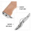 3Pcs Silver Beehive Frame Clip Beekeeping Tool Durable Frame Lifter 7
