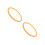 2Pcs Orange Pressure Cooker Replacement Silicone Sealing Rings 8