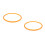 2Pcs Orange Pressure Cooker Replacement Silicone Sealing Rings 5