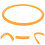 2Pcs Orange Pressure Cooker Replacement Silicone Sealing Rings 11