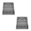 2Pcs Grey ABS Salon Scissors Storage Holder Desktop Rack for Barbers 6
