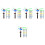 45Pcs Helicopter Toys Pull String Flying Outdoor Play Fun 4