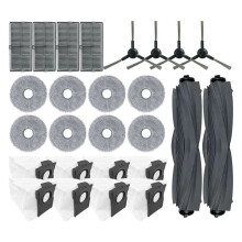 26PCS for L10s Pro Ultra Heat / X30 Ultra / X30 Pro Replacement Parts Main Side Brush Dust Bag Filter Mop Cloth