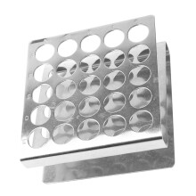 6Pcs Laboratory Test Tube Rack Stainless Steel Metal Z Shaped Holder