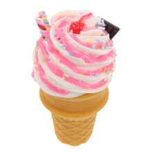 4Pcs Multi PVC Simulated Ice Cream Cone Toys Decorative Props
