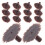 200Pcs Adjustable Brown Plastic Tree Base for Home Craft and Diorama 3