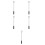 5Pcs Convenient Grey Window Opener Rods Aluminum Plastic Blinds Tools 7