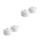 4Pcs White Round Ceramic Baking Bowls Ideal for Mousse and Cakes 5