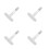 4Pcs Plastic Feeding Accessory for Smoothie Maker White Feeder 9