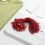 1000Pcs Plastic Tag Strings Snap Lock Loop Durable Dark Red for Stores 5