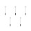 5Pcs Convenient Grey Window Opener Rods Aluminum Plastic Blinds Tools 9