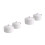 4Pcs White Round Ceramic Baking Bowls Ideal for Mousse and Cakes 10
