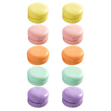 30Pcs Artificial Macaron Props PVC Colorful for Restaurant Decor