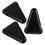 12Pcs Silicone fork Base Shock-Absorbing Black Music Holder 1