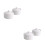 4Pcs White Round Ceramic Baking Bowls Ideal for Mousse and Cakes 7