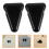12Pcs Silicone fork Base Shock-Absorbing Black Music Holder 11