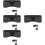 4Pcs Multipurpose Wireless Music Turner Pedal Plastic for Home Use 7