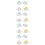 16Pcs Smooth Plastic Miniature Water Bottle Models Assorted Colors 10