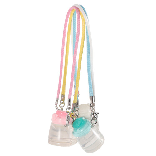 16Pcs Smooth Plastic Miniature Water Bottle Models Assorted Colors 1