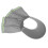 4Pcs Hard Hat Sun Visor Grey Polyester Reflective Safety Cover 2