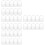 40Pcs Empty Clear Plastic Water Globes DIY Snow Globe Making Kit 9