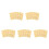 25Pcs Light Yellow Resin White Biscuit Candy Realistic Display Props 10