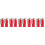 10Pcs Small Red Iron Fire Extinguisher Models for Miniature Scenes 10