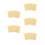 25Pcs Light Yellow Resin White Biscuit Candy Realistic Display Props 4
