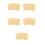 25Pcs Light Yellow Resin White Biscuit Candy Realistic Display Props 6