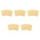 25Pcs Light Yellow Resin White Biscuit Candy Realistic Display Props 9