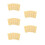 25Pcs Light Yellow Resin White Biscuit Candy Realistic Display Props 8